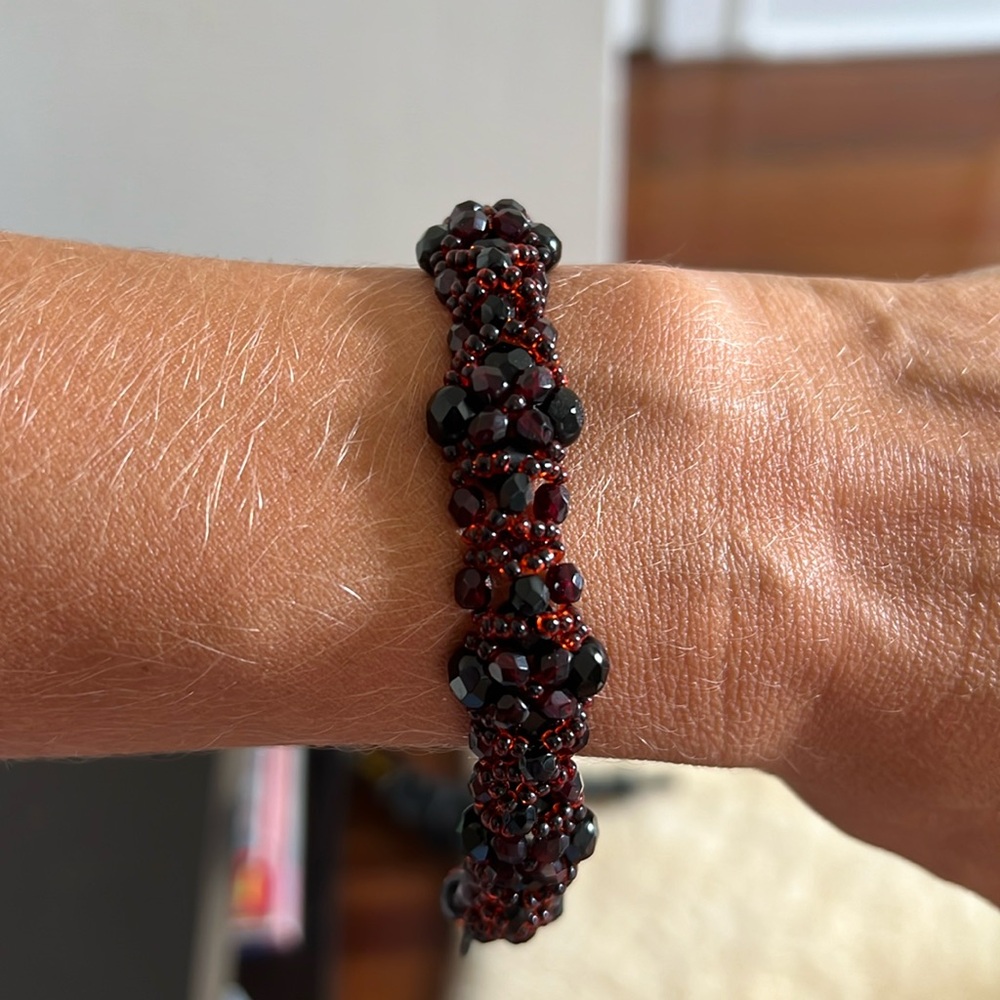 Hand made bracelet.